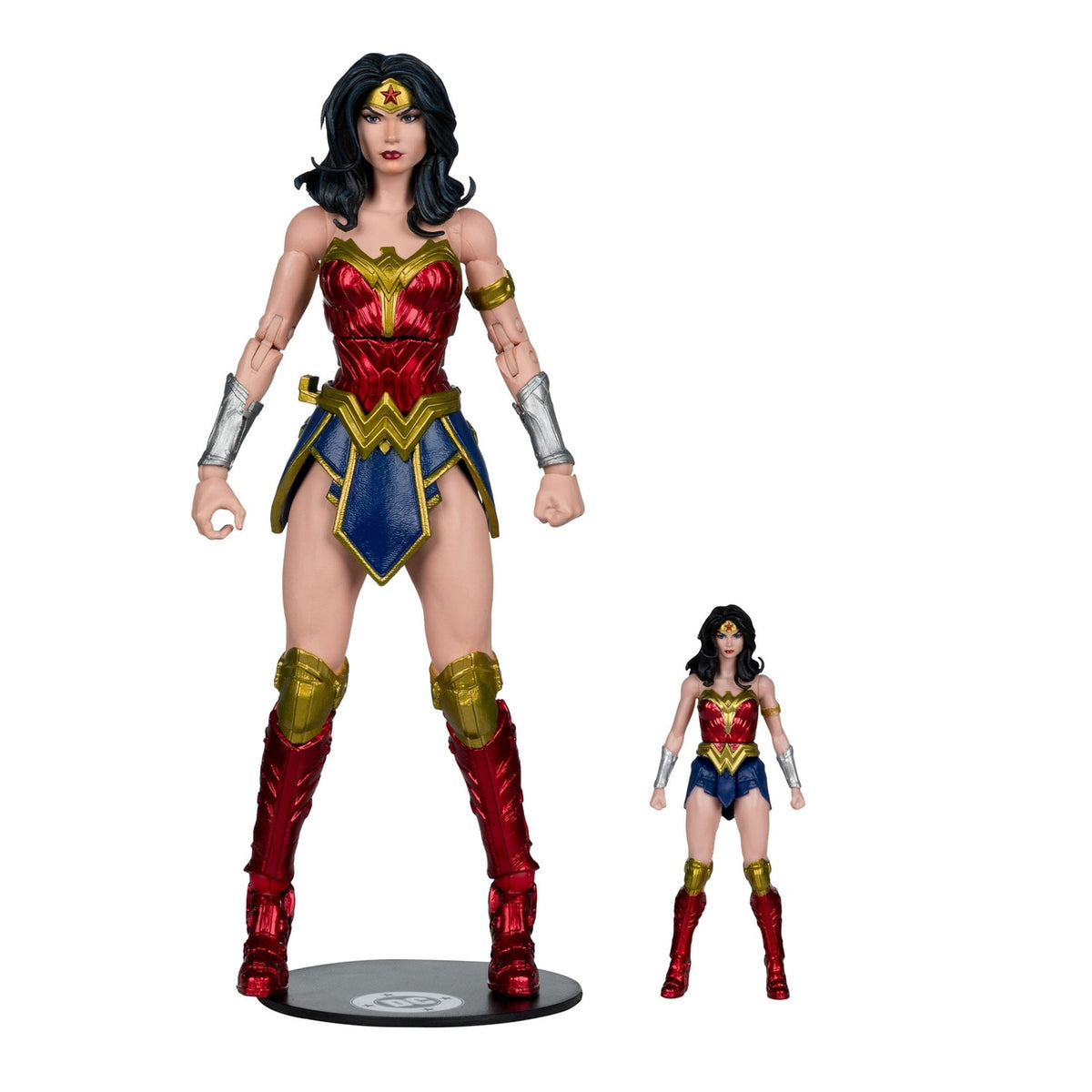 Produktbild DC Justice League Monsterverse DC Multiverse Actionfiguren 2er-Pack Wonder Woman Vs. Atomic Blast Godzilla 18 cm