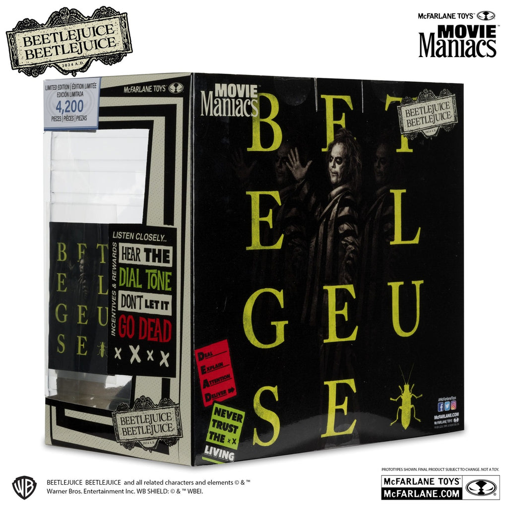 Produktbild Beetlejuice Beetlejuice Movie Maniacs PVC Statuen 4er-Pack 15 cm