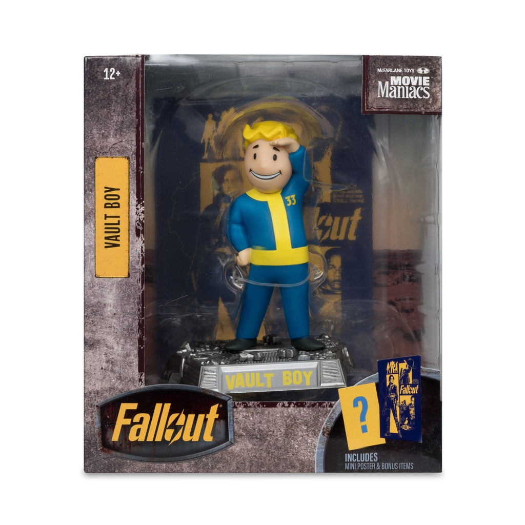 Produktbild Fallout Movie Maniacs Actionfigur Vault Boy Version 3 14 cm