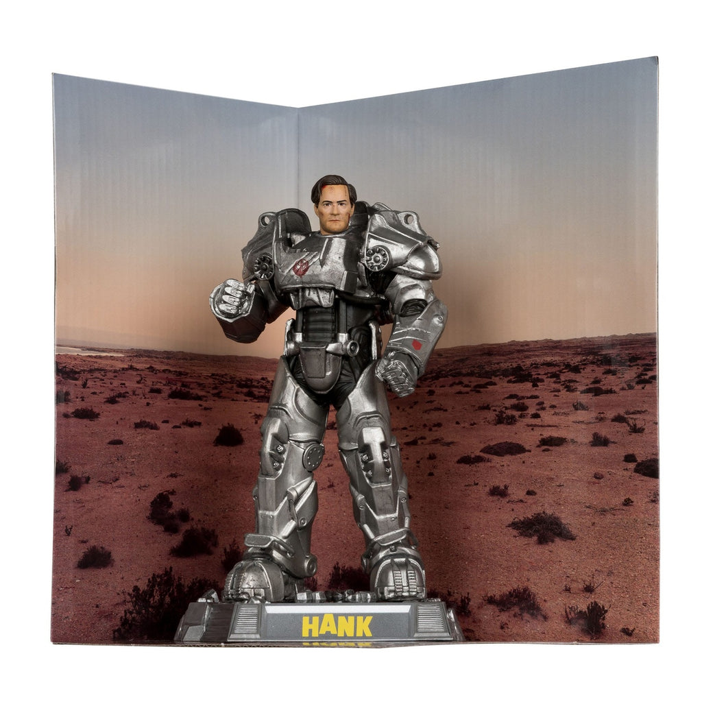 Produktbild Fallout Movie Maniacs Actionfigur Hank Maclean (Season 2) (Red Platinum Edition) 17 cm