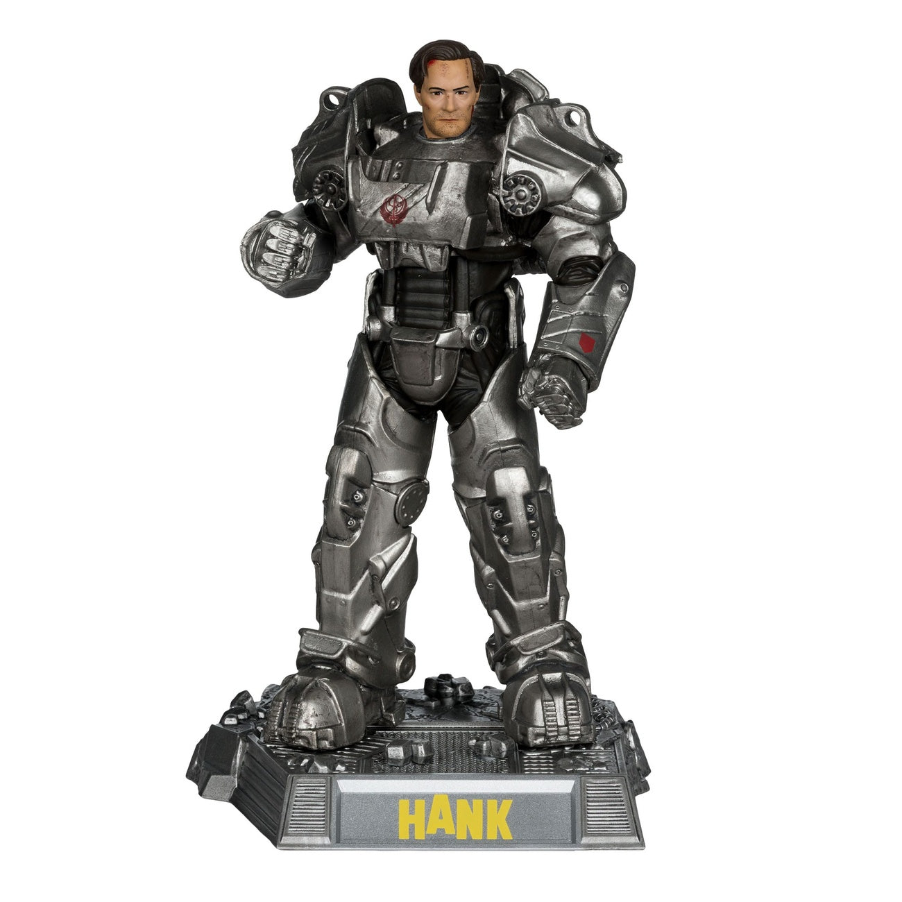 Produktbild Fallout Movie Maniacs Actionfigur Hank Maclean (Season 2) (Red Platinum Edition) 17 cm