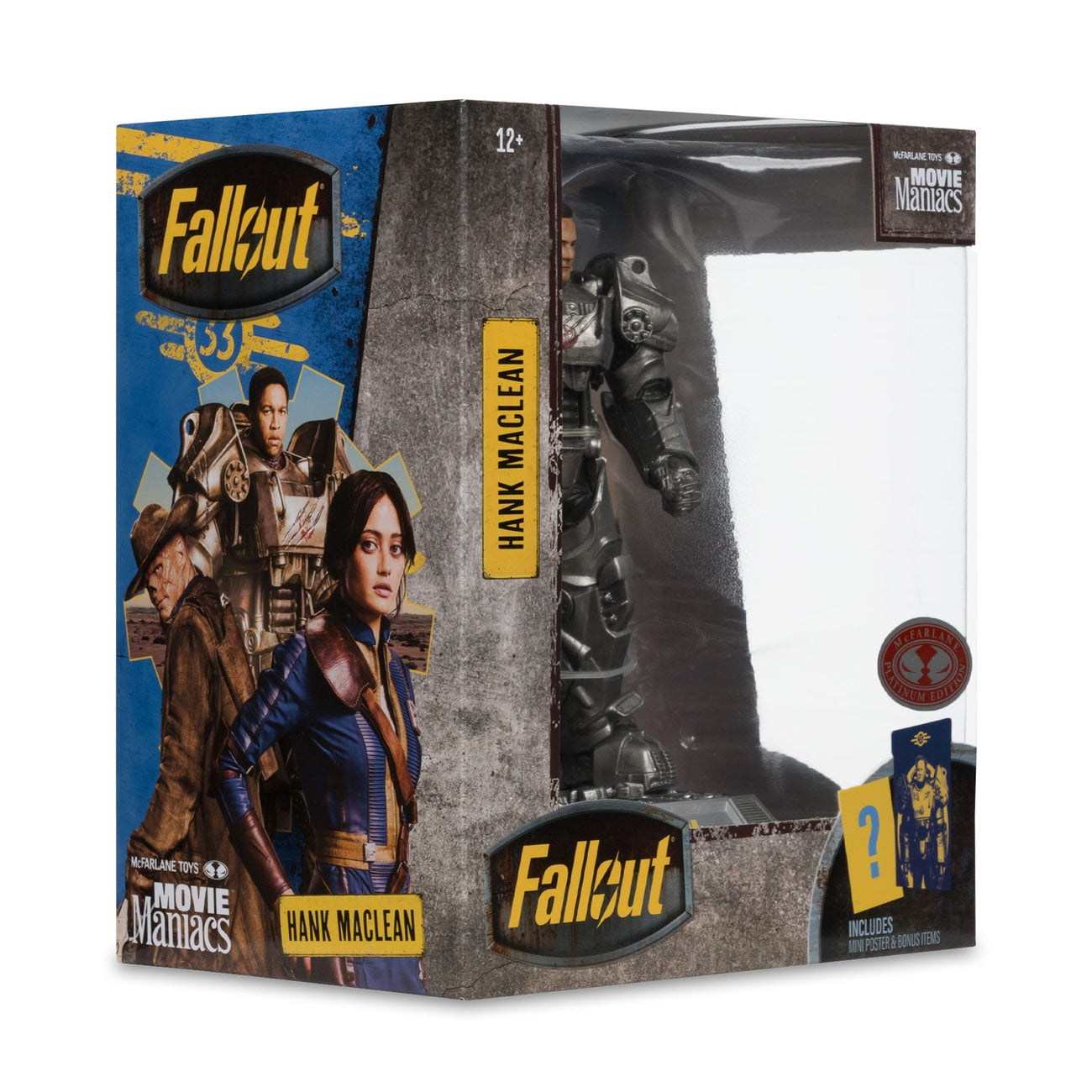 Produktbild Fallout Movie Maniacs Actionfigur Hank Maclean (Season 2) (Red Platinum Edition) 17 cm