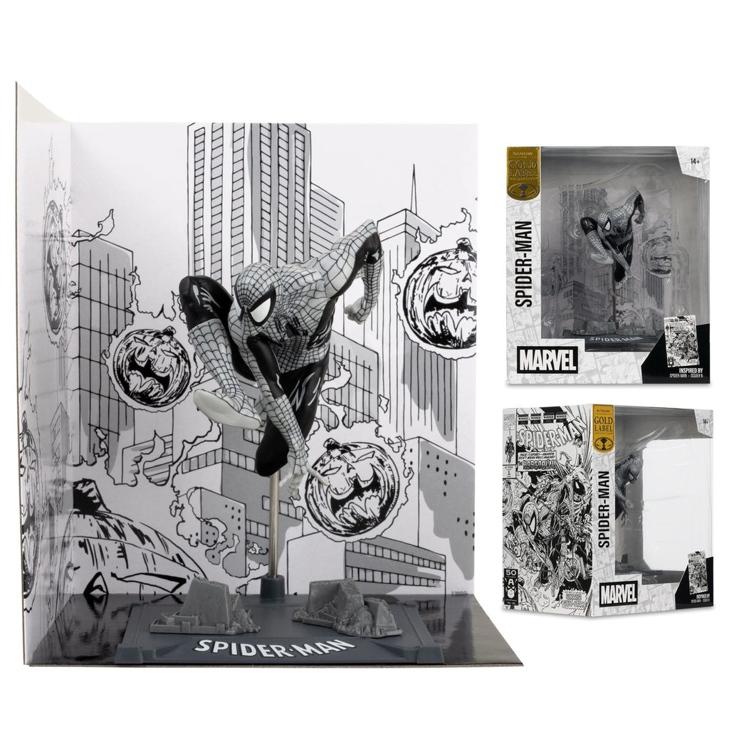 Produktbild Marvel Collection PVC Statue 1/10 Spider-Man (Spider-Man #6)(Line Art)(Gold Label) 10 cm