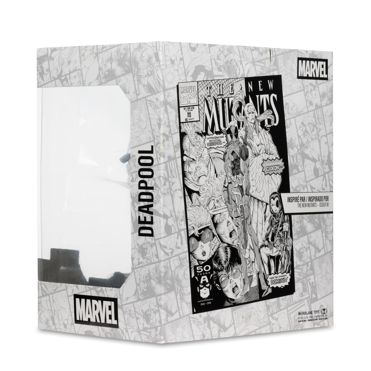 Produktbild Marvel Collection PVC Statue 1/10 Deadpool (The New Mutants #98) (Line Art) (Gold Label) 17 cm