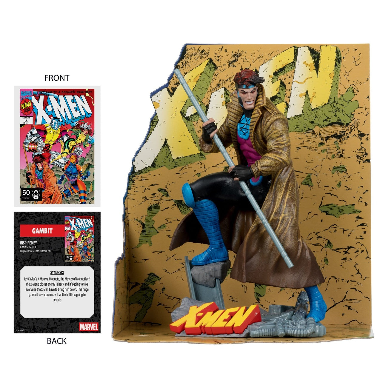 Produktbild Marvel Collection PVC Statue 1/10 Gambit (X-Men #1) 18 cm