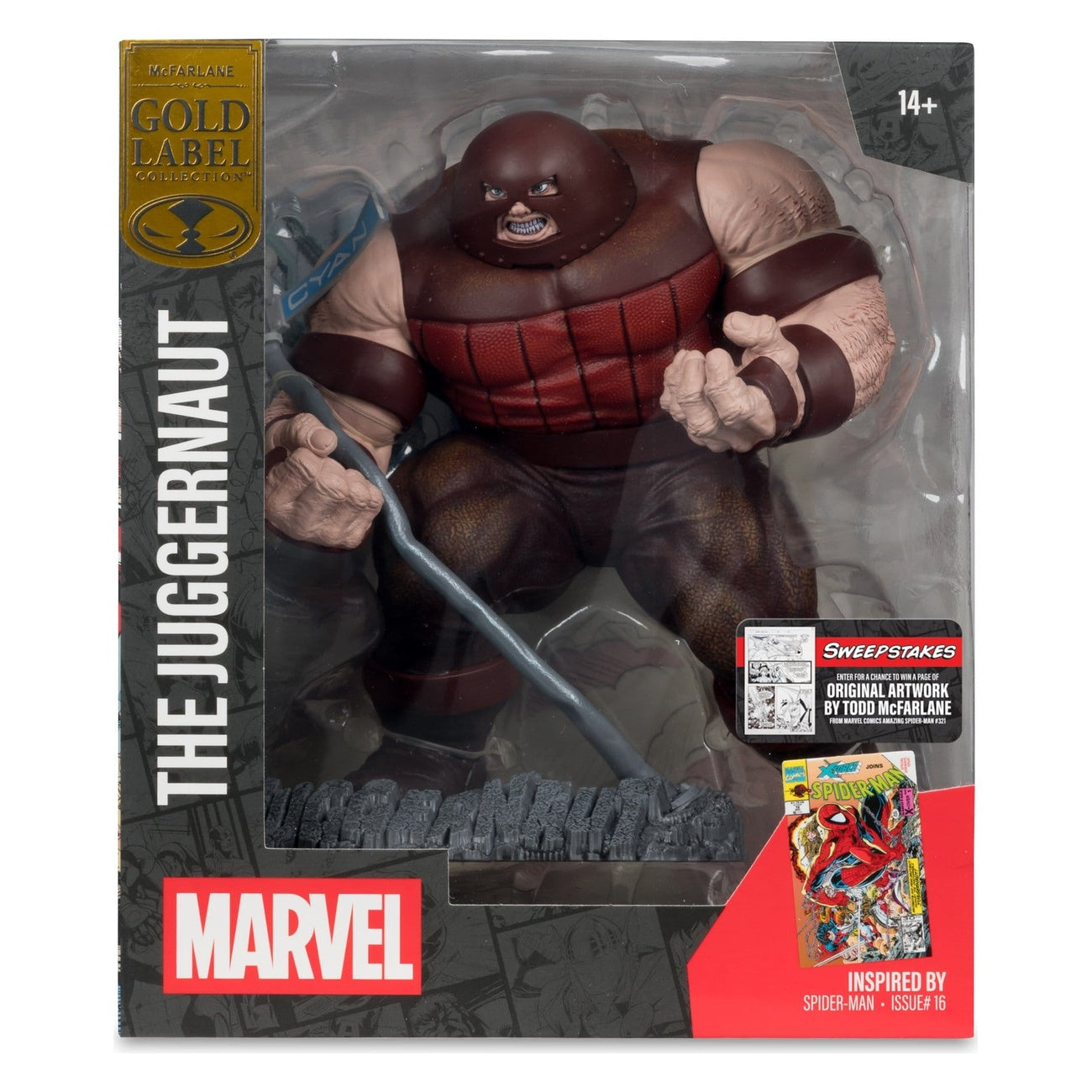 Produktbild Marvel Collection PVC Statue 1/10 The Juggernaut (Spider-Man #16) Gold Label 17 cm