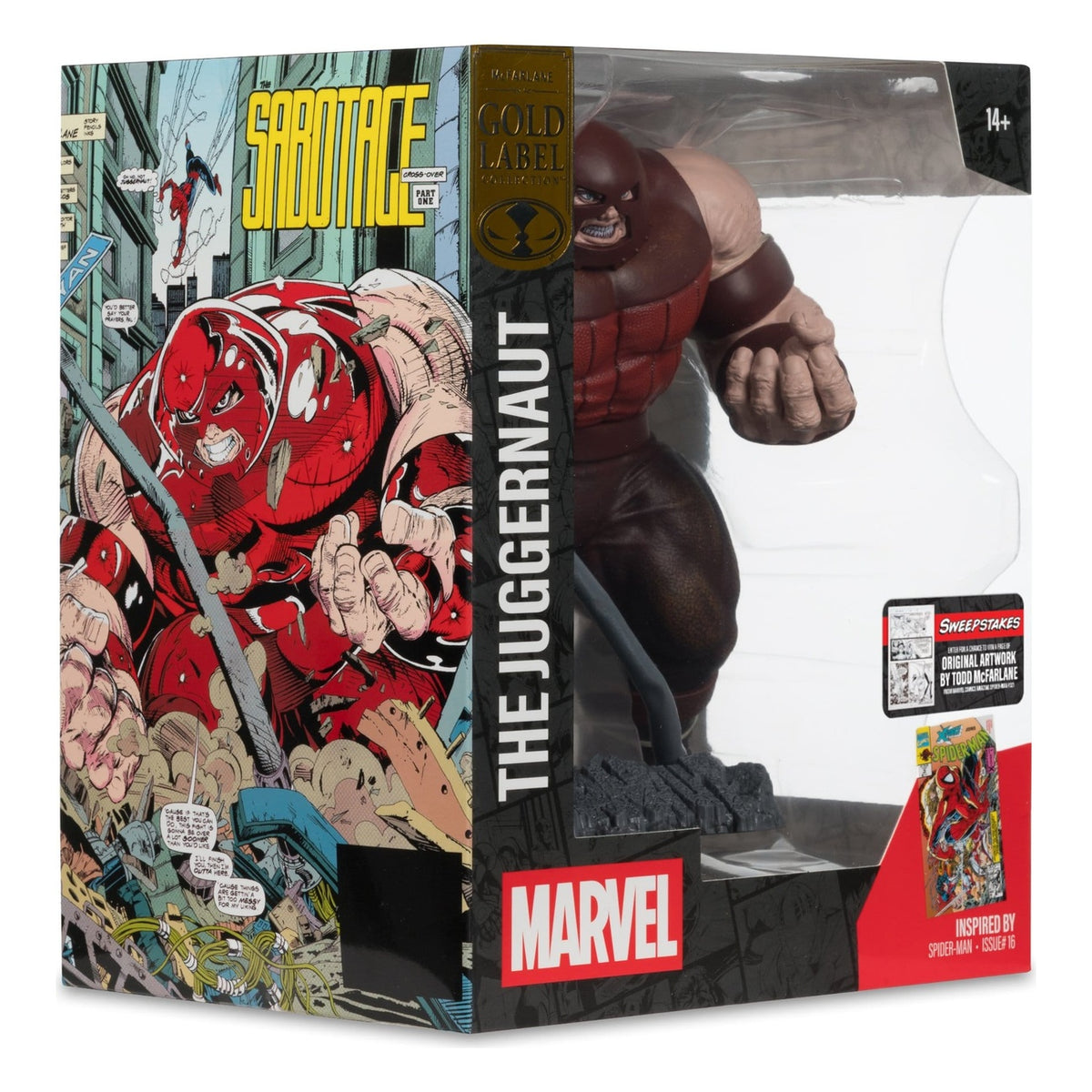 Produktbild Marvel Collection PVC Statue 1/10 The Juggernaut (Spider-Man #16) Gold Label 17 cm