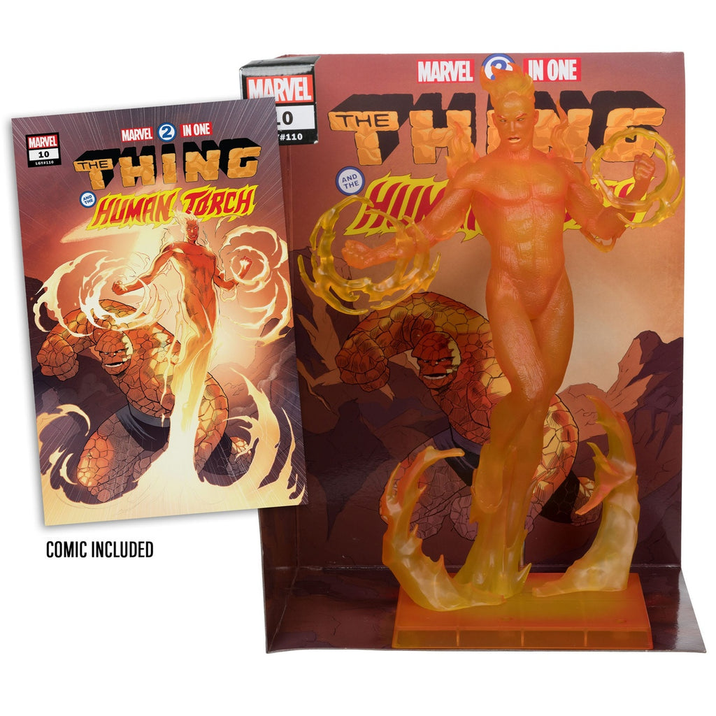 Produktbild Marvel Collection PVC Statue 1/6 Human Torch (Marvel 2 in 1 #10) 29 cm