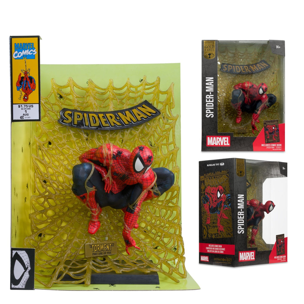 Produktbild Marvel Collection PVC Statue 1/6 Spider-Man (Spider-Man # 1) (Gold Edition) (Gold Label) 15 cm