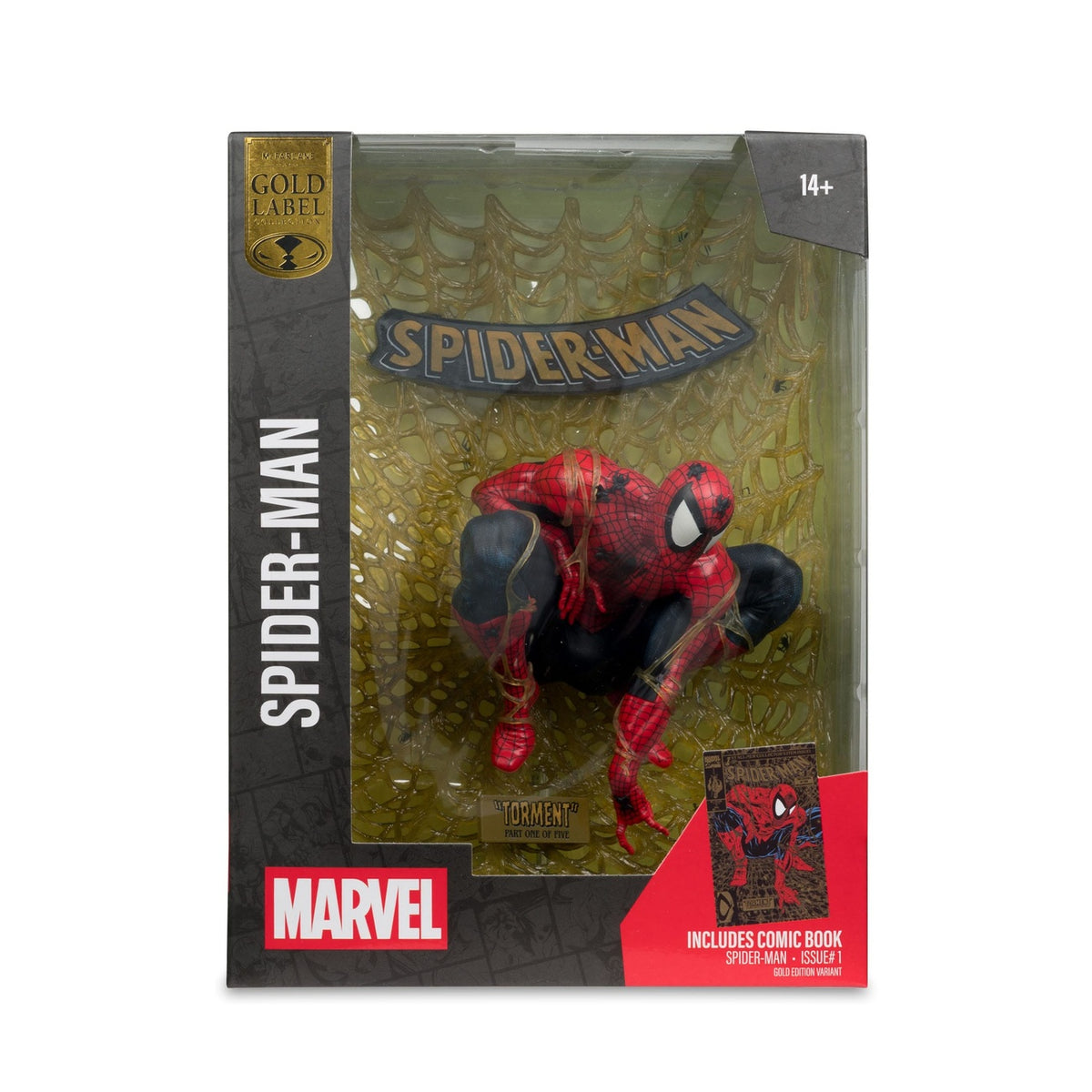 Produktbild Marvel Collection PVC Statue 1/6 Spider-Man (Spider-Man # 1) (Gold Edition) (Gold Label) 15 cm