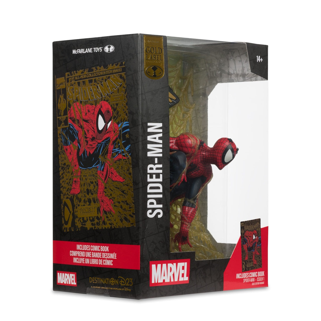 Produktbild Marvel Collection PVC Statue 1/6 Spider-Man (Spider-Man # 1) (Gold Edition) (Gold Label) 15 cm