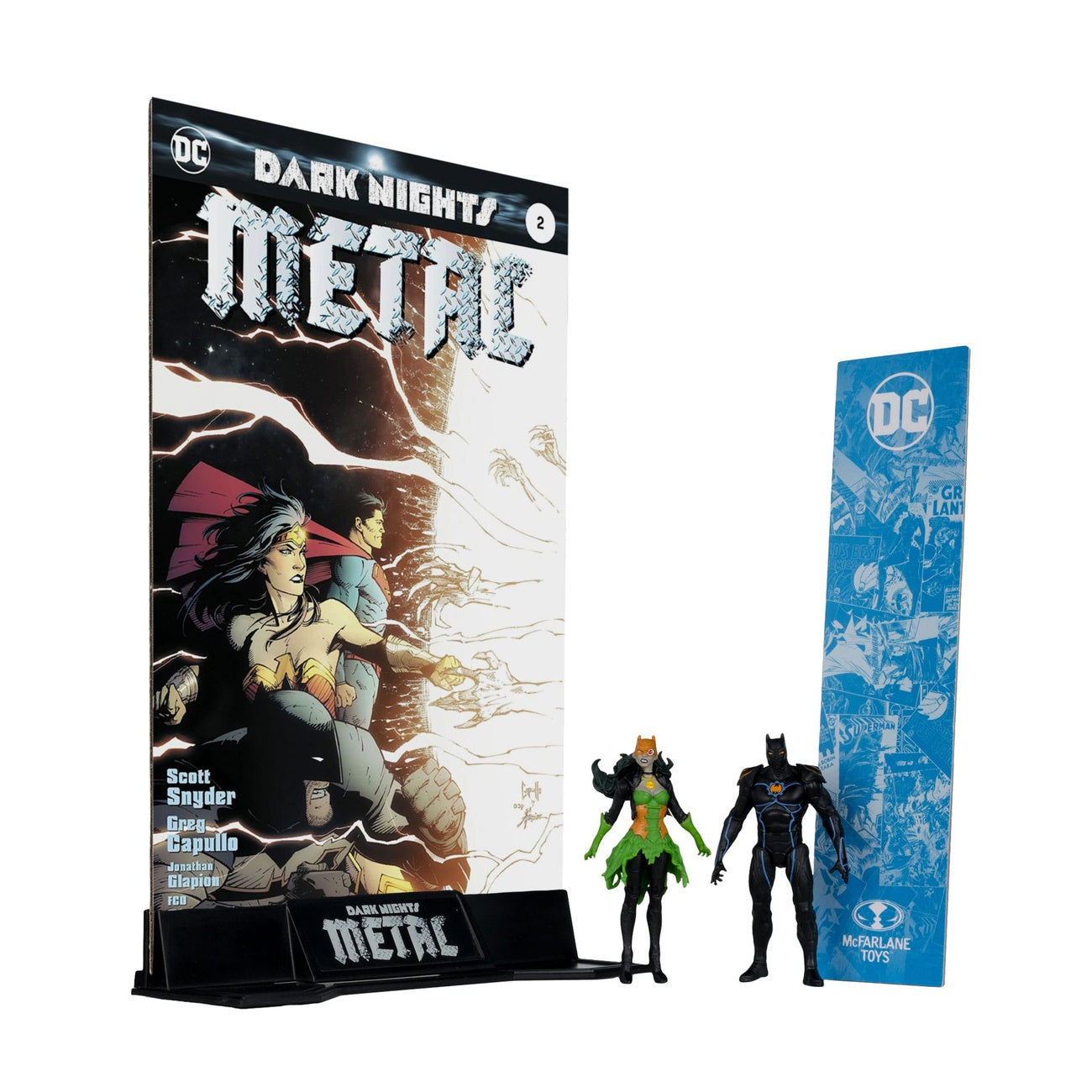 Produktbild DC Direct Page Punchers Actionfiguren 2er-Pack Batman of Earth-44 & Batman of Earth-11 (Dark Nights: Metal) 8 cm