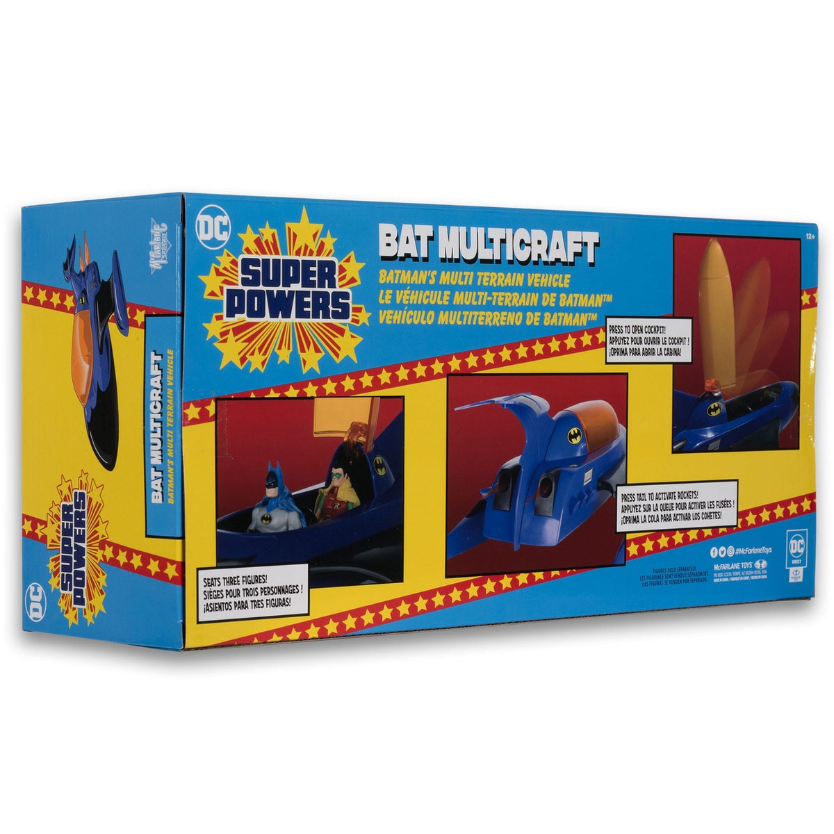Produktbild DC Direct Super Powers Fahrzeug The Bat Multicraft 10 cm