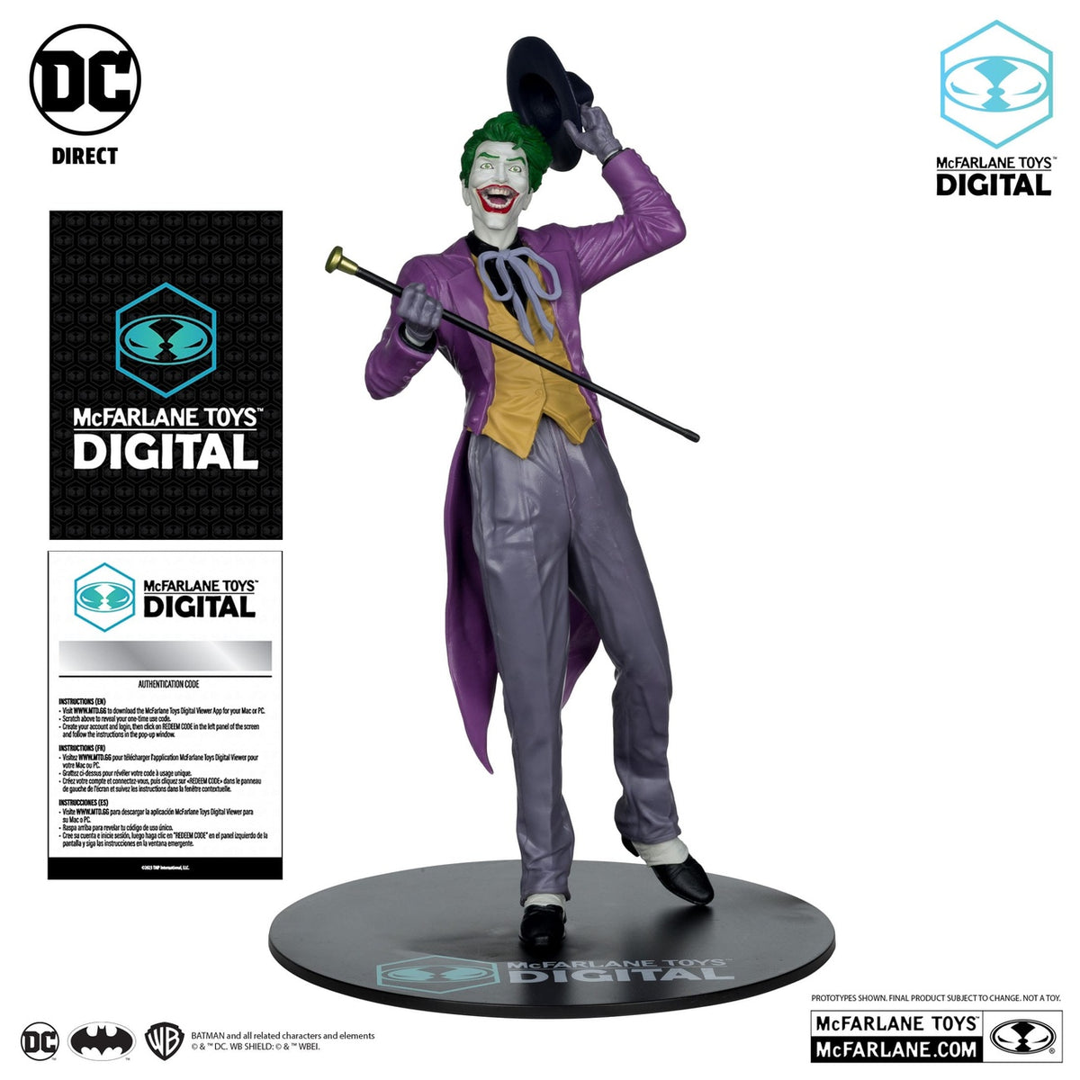 Produktbild DC Direct PVC Statue 1/6 The Joker by Jason Fabok (McFarlane Digital) 29 cm