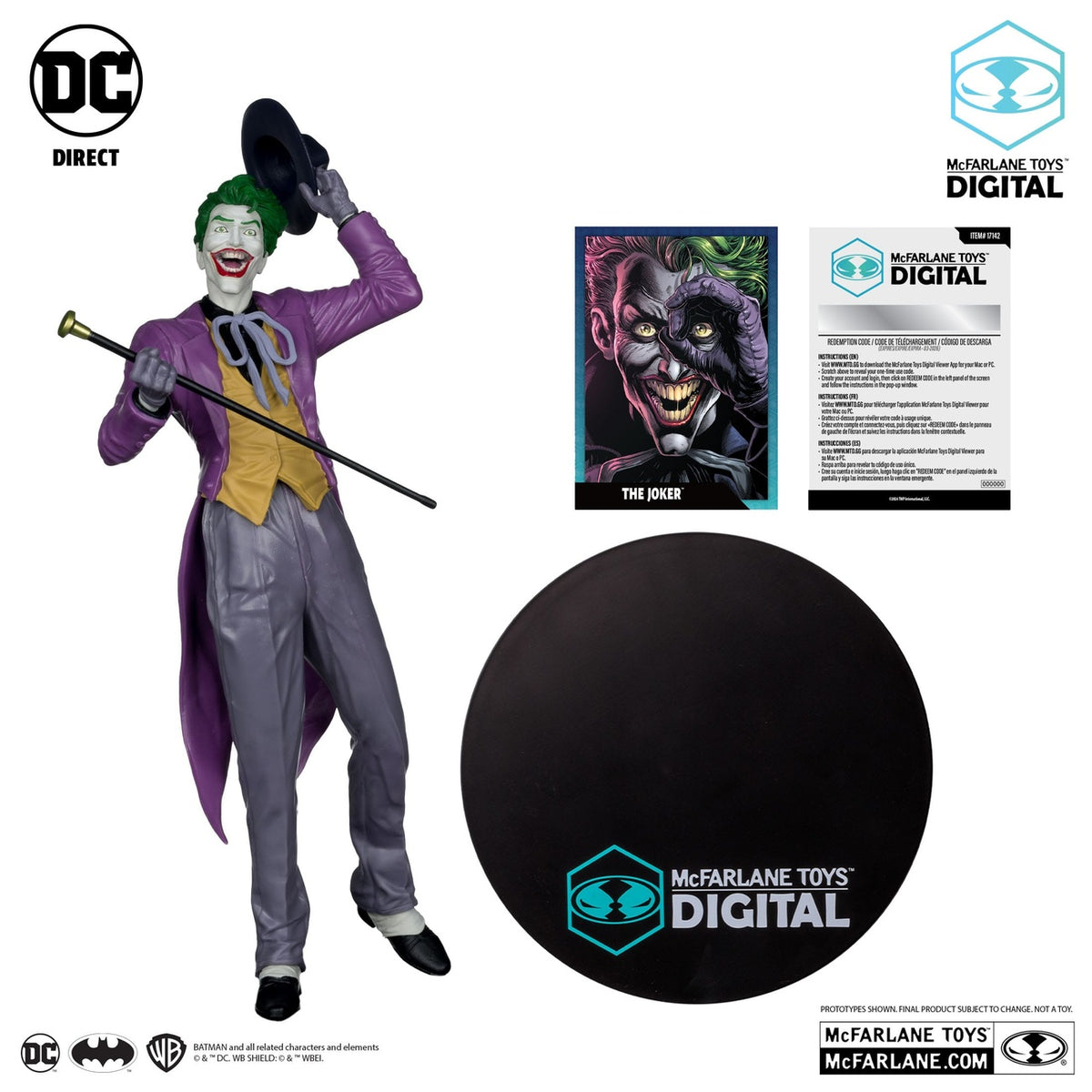 Produktbild DC Direct PVC Statue 1/6 The Joker by Jason Fabok (McFarlane Digital) 29 cm