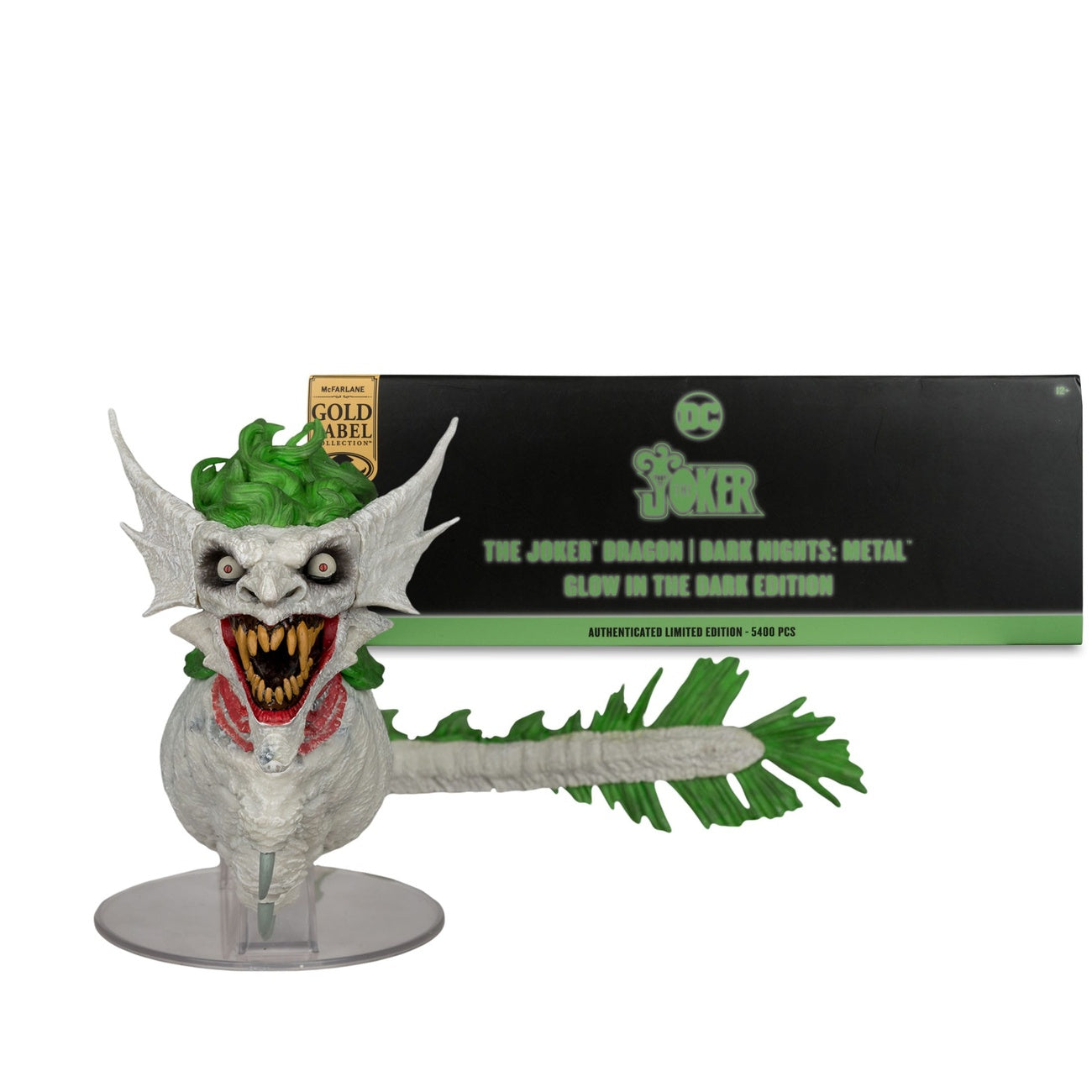 Produktbild Dark Nights: Metal DC Multiverse Actionfigur The Joker Dragon Glow in the Dark Edition (Gold Label) 25 cm
