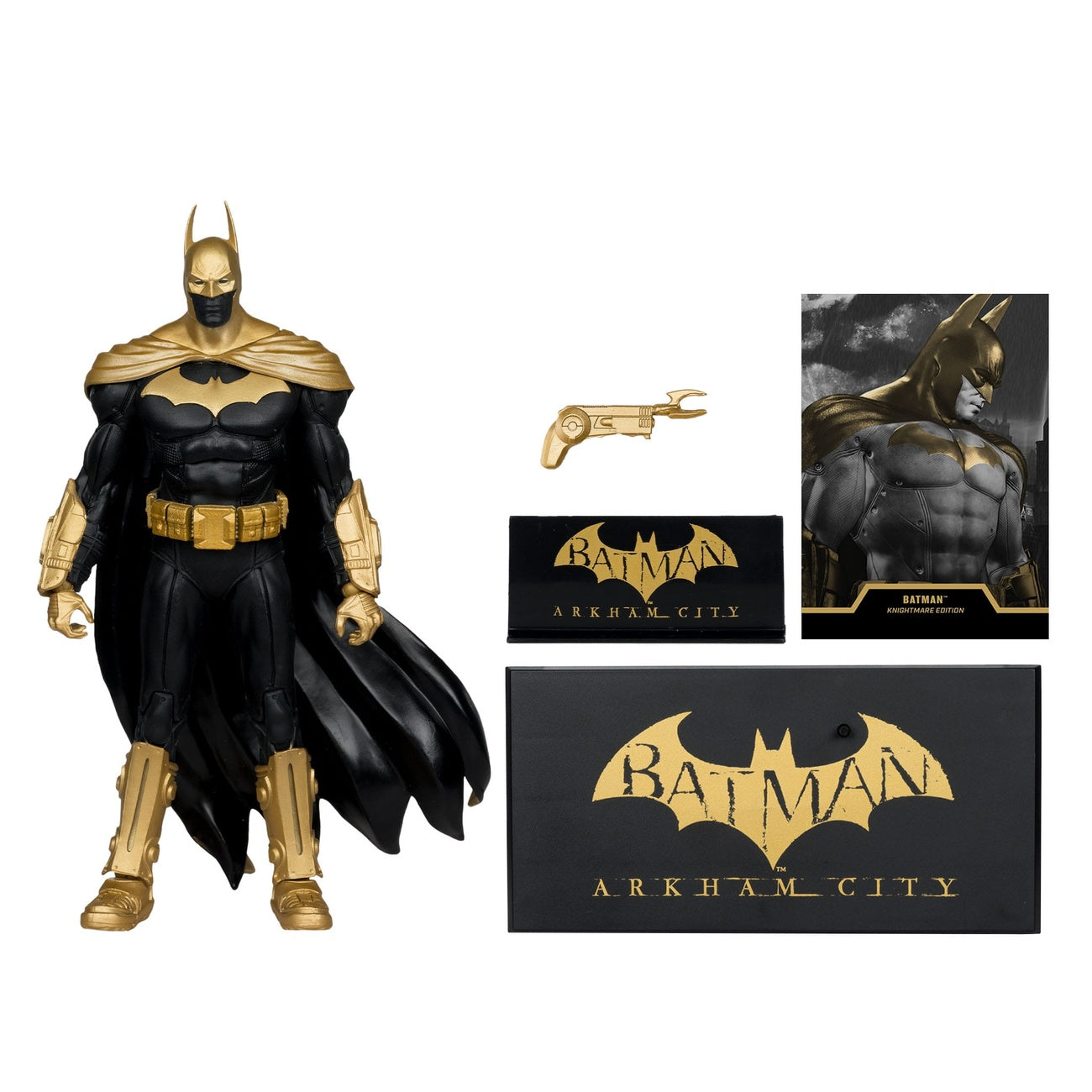 Produktbild DC Multiverse Actionfigur Batman (Arkham City) Knightmare Edition (Gold Label) 19 cm