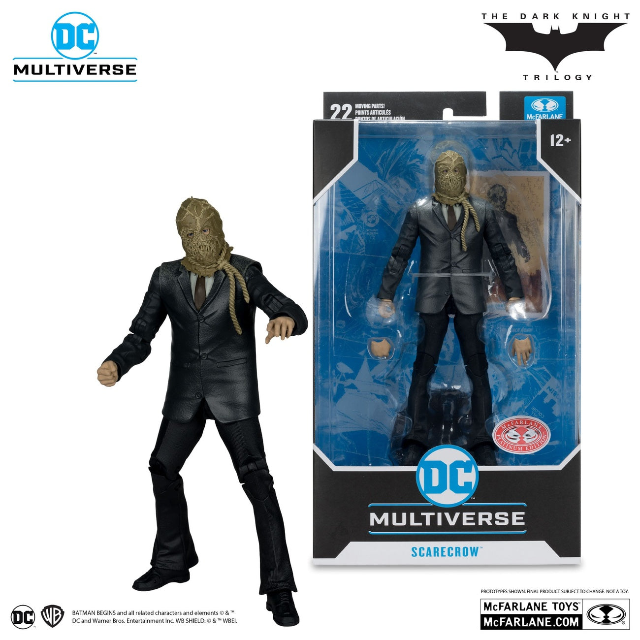 Produktbild Batman Begins DC Multiverse Actionfigur Scarecrow (Chase Version) 18 cm