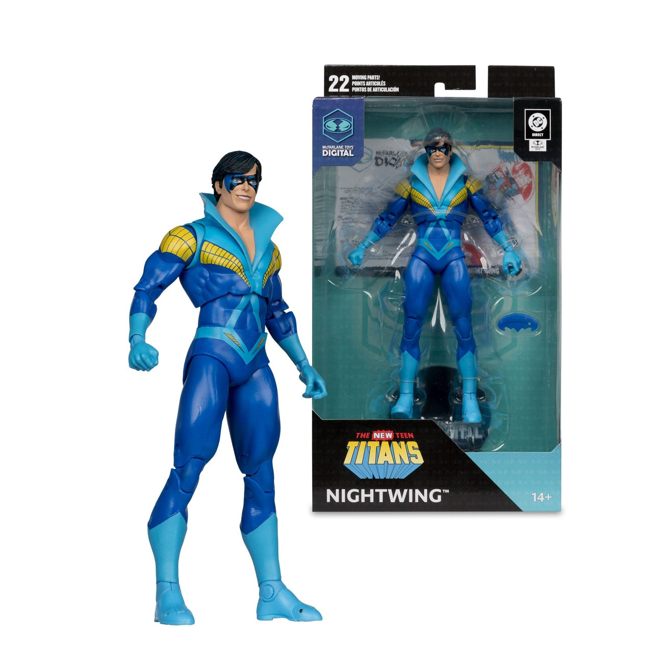 Produktbild DC Direct McFarlane Toys Digital Actionfigur Nightwing (Teen Titans) 18 cm