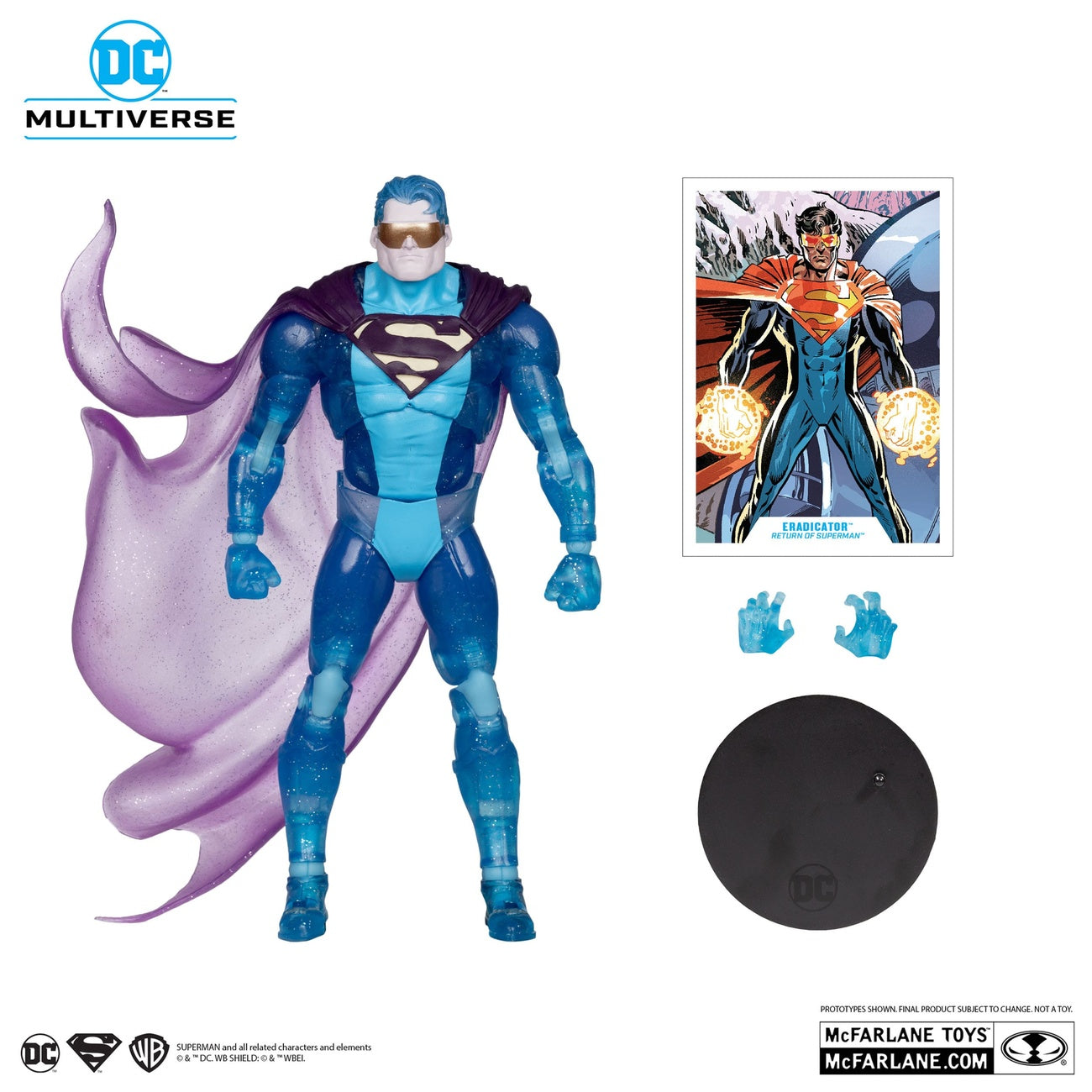 Produktbild Return of Superman DC Multiverse Actionfigur Eradicator (Platinum Edition) 18 cm