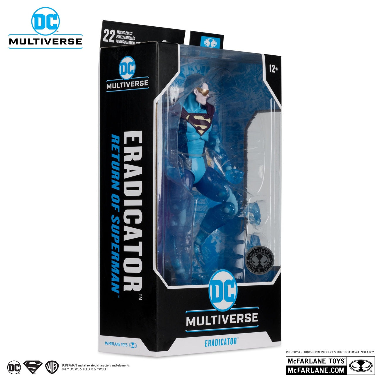 Produktbild Return of Superman DC Multiverse Actionfigur Eradicator (Platinum Edition) 18 cm