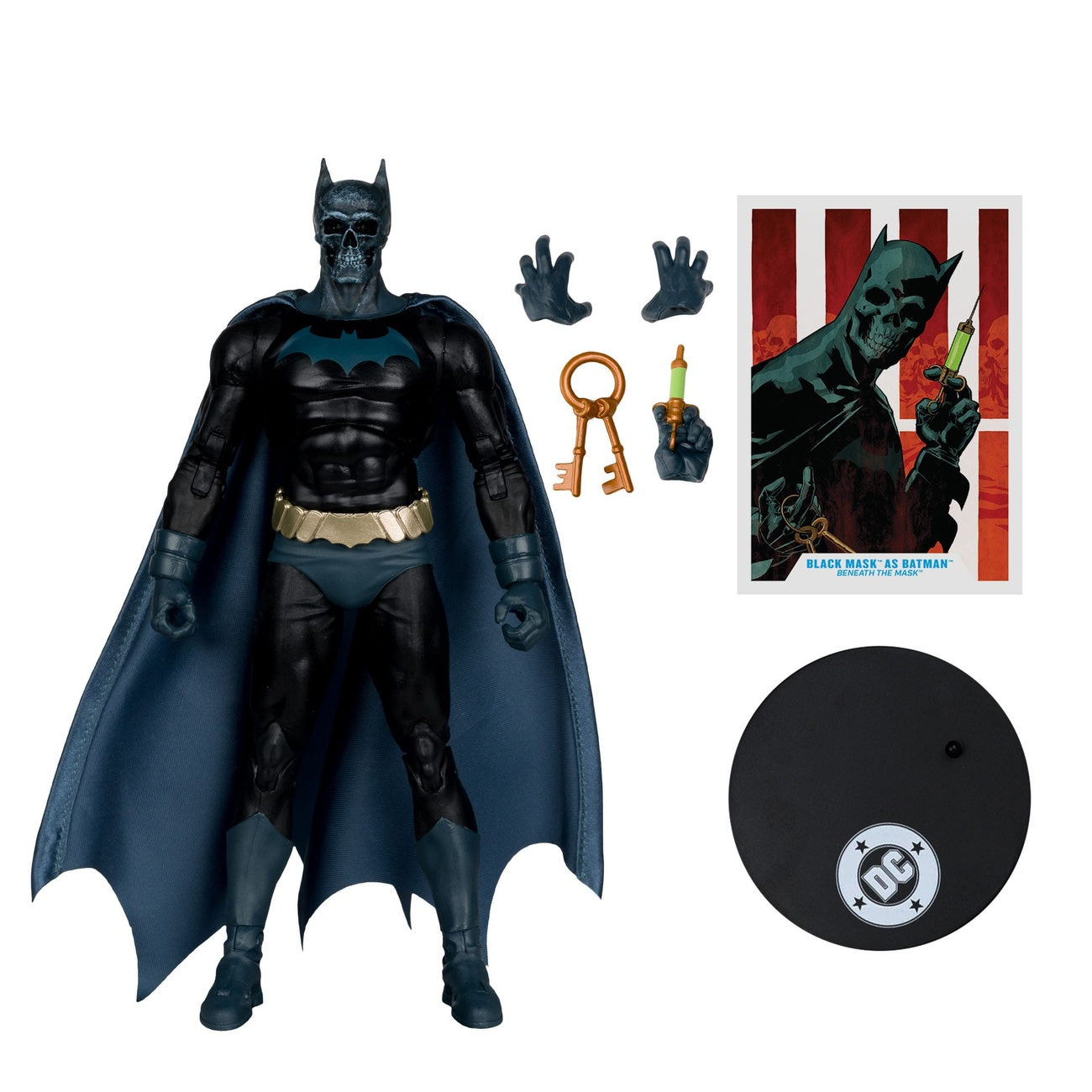Produktbild DC Multiverse Actionfigur Black Mask as Batman (Beneath the Mask) 18 cm