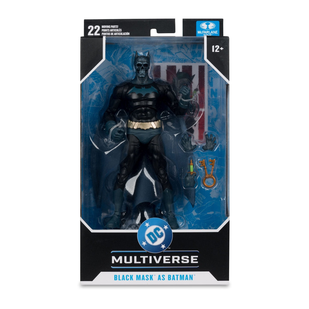 Produktbild DC Multiverse Actionfigur Black Mask as Batman (Beneath the Mask) 18 cm