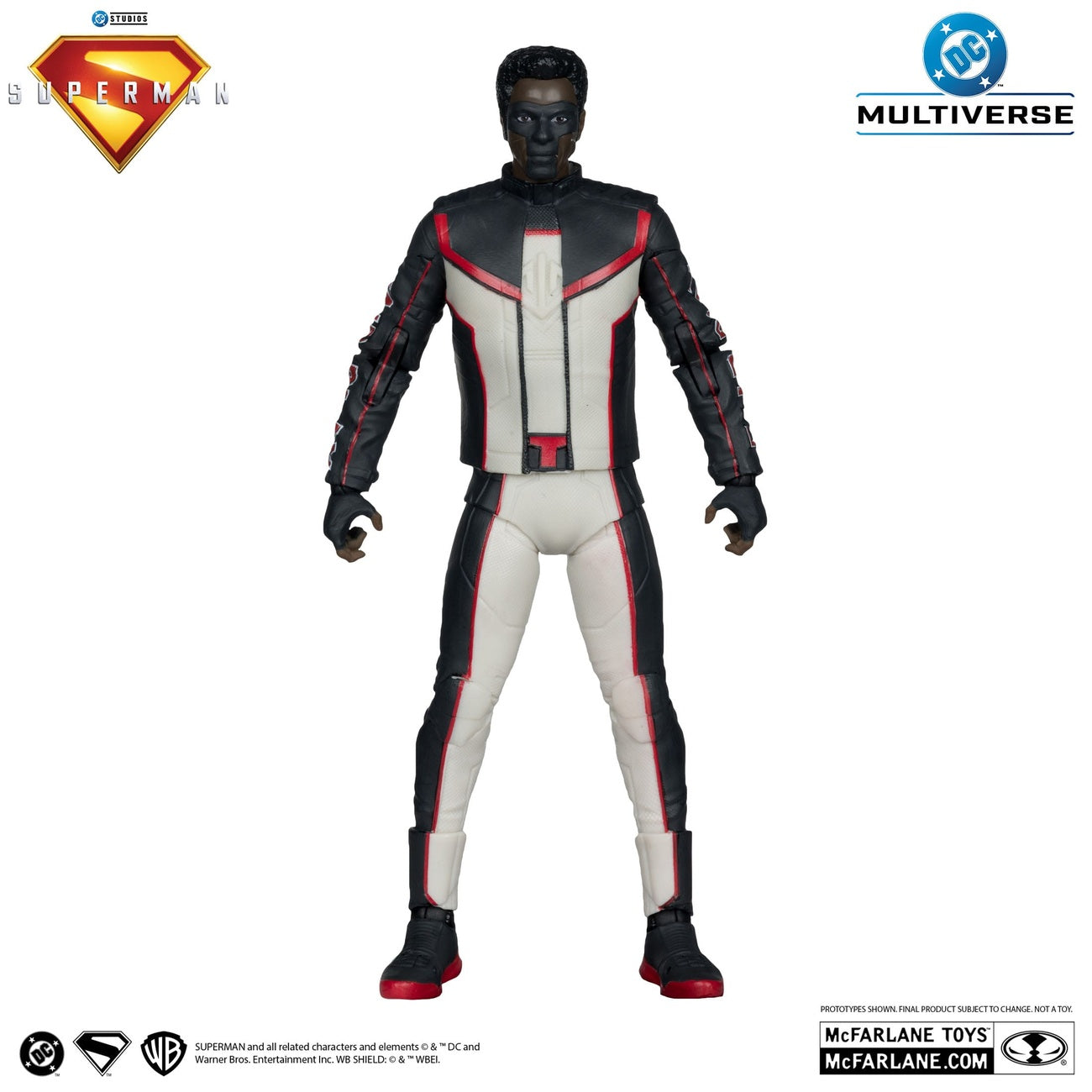 Produktbild Superman (2025) DC Multiverse Deluxe Theatrical Edition Actionfigur Mr. Terrific (Red Platinum Edition) 18 cm