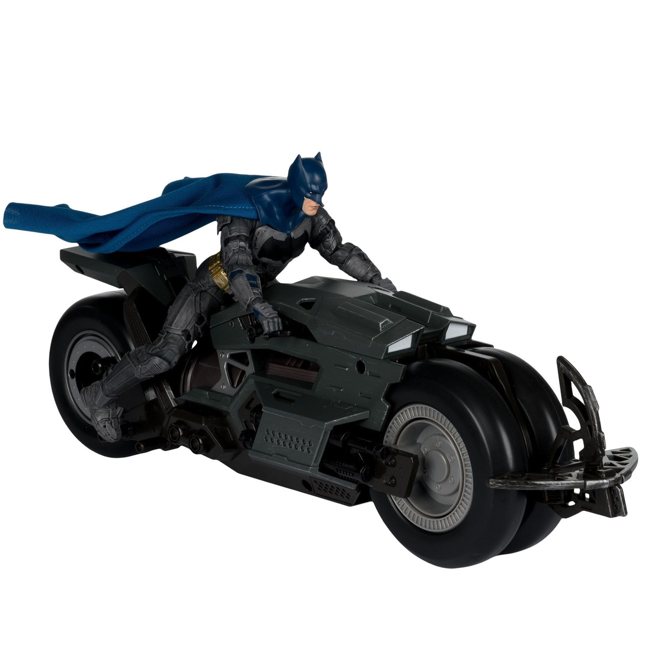 Produktbild The Flash DC Multiverse Fahrzeug Batcycle with Batman