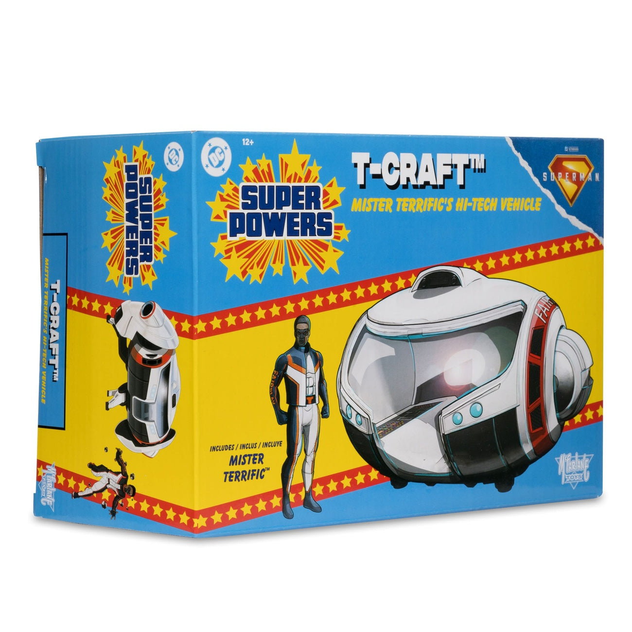 Product image Superman (2025) DC Direct Super Powers Action Figure with Vehicle Mr. Terrific & T-Craft