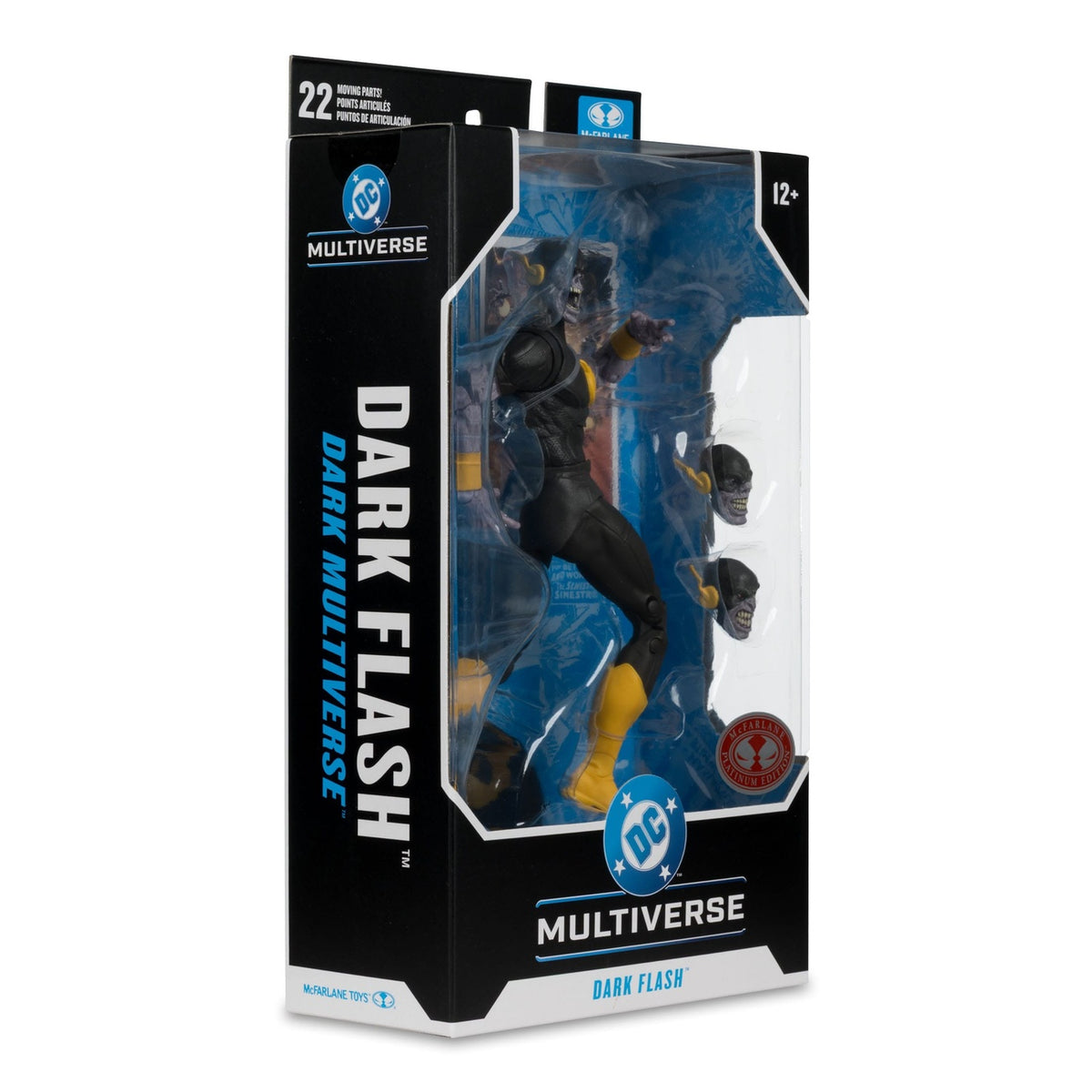Produktbild DC Comics DC Multiverse Actionfigur Dark Flash (Dark Mulitverse) (Red Platinum Edition) 18 cm