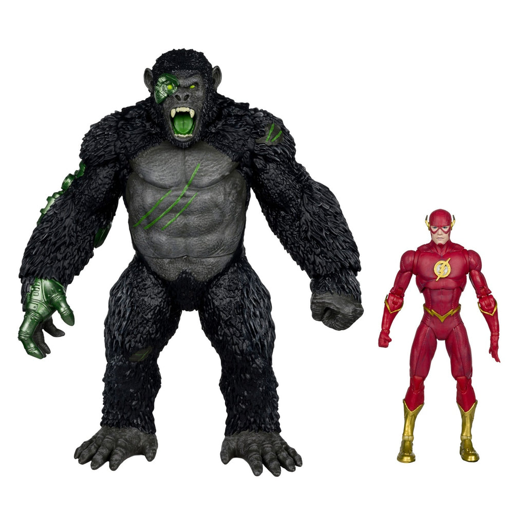 Produktbild DC Multiverse Actionfiguren 2er-Pack Flash vs. Titano 18 cm