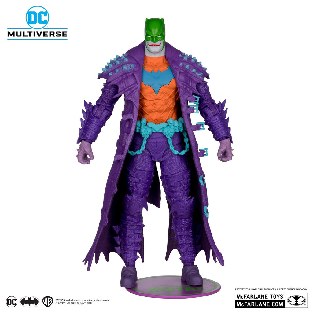 Produktbild DC Multiverse Actionfigur Batman (Dark Nights: Death Metal) Jokerized (Gold Label) 18 cm