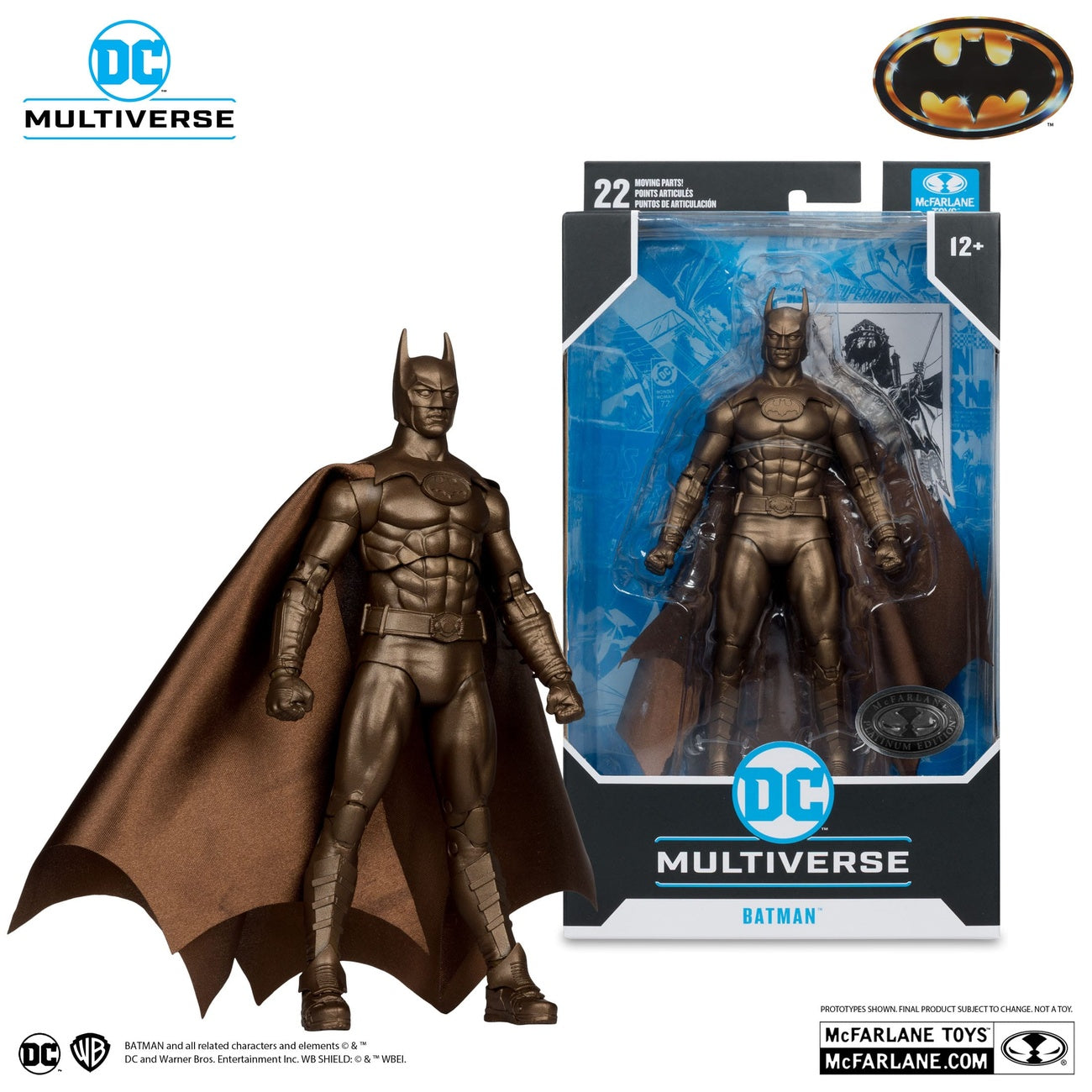 Produktbild Batman (1989) DC Multiverse Actionfigur Batman (Platinum Edition) 18 cm