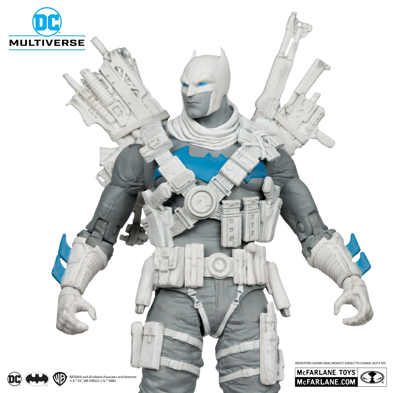 Produktbild DC Multiverse Actionfigur The Grim Knight (Dark Nights Metal) (Black & White Accent Edition) (Gold Label) 18 cm