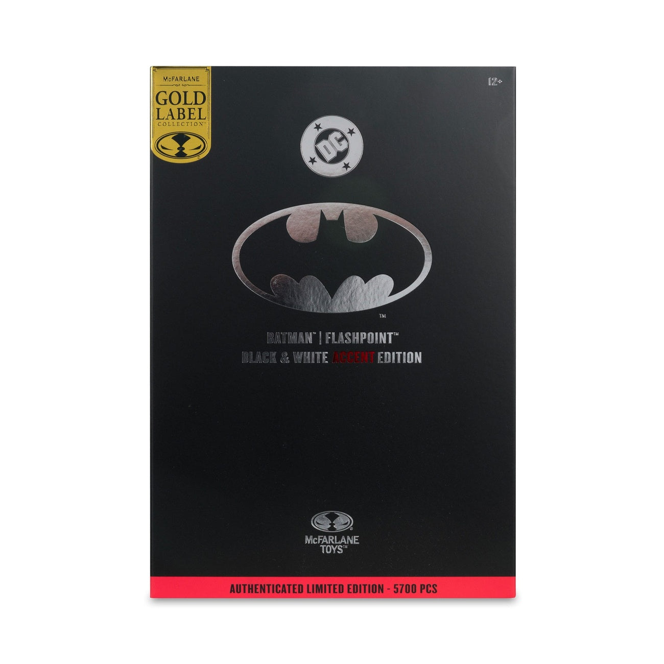 Produktbild DC Multiverse Actionfigur Batman (Flashpoint) (Black & White Accent Edition) (Gold Label) 18 cm