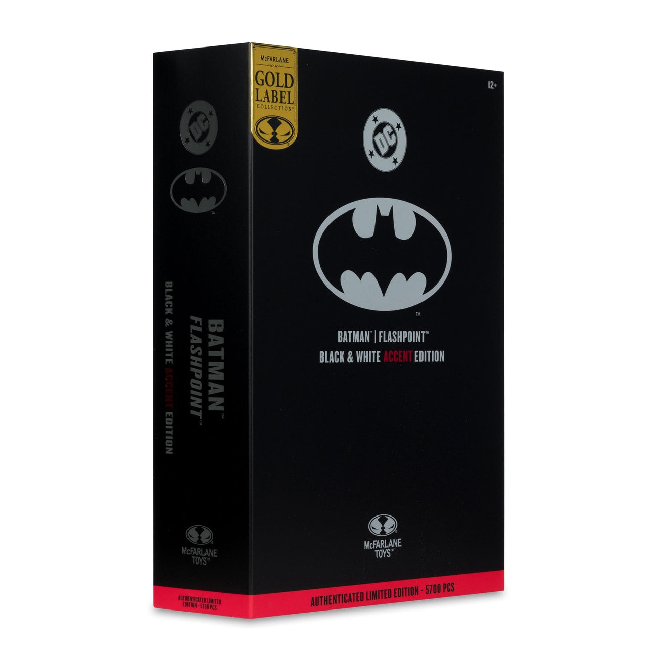 Produktbild DC Multiverse Actionfigur Batman (Flashpoint) (Black & White Accent Edition) (Gold Label) 18 cm