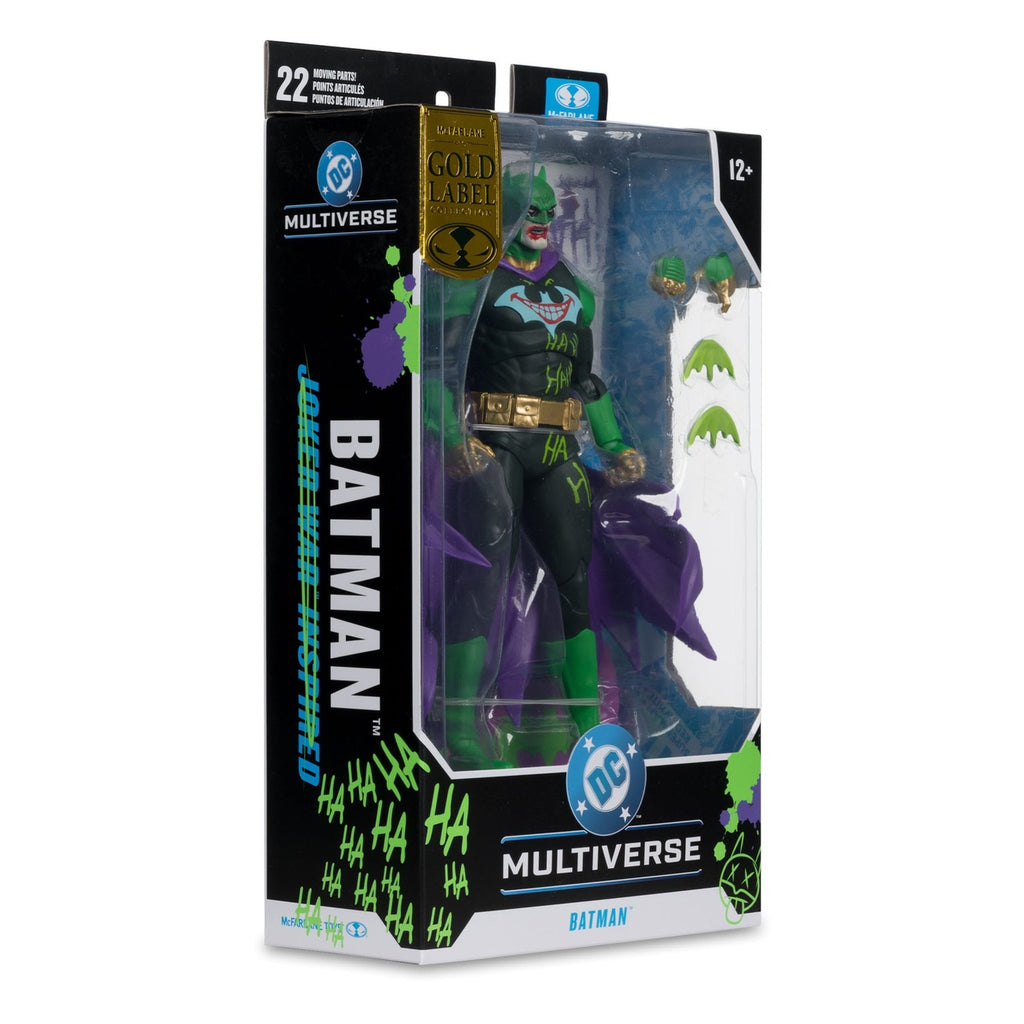 Produktbild DC Multiverse Actionfigur Batman (Joker War) (Jokerized) (Gold Label) 18 cm