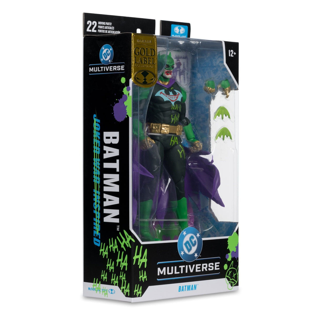 Produktbild DC Multiverse Actionfigur Batman (Joker War) (Jokerized) (Gold Label) 18 cm