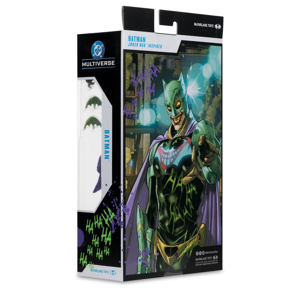 Produktbild DC Multiverse Actionfigur Batman (Joker War) (Jokerized) (Gold Label) 18 cm