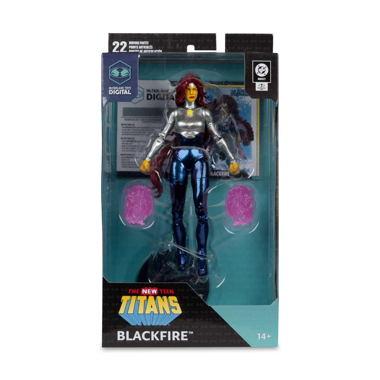 Produktbild DC Direct McFarlane Toys Digital Actionfigur Blackfire (The New Teen Titans) 18 cm