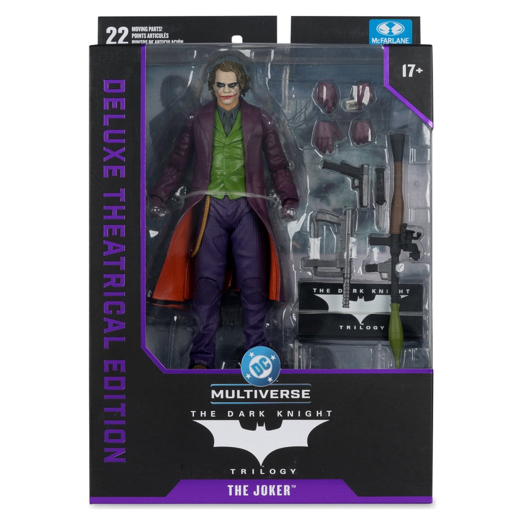 Produktbild The Dark Knight DC Multiverse Deluxe Theatrical Edition Actionfigur Joker 18 cm