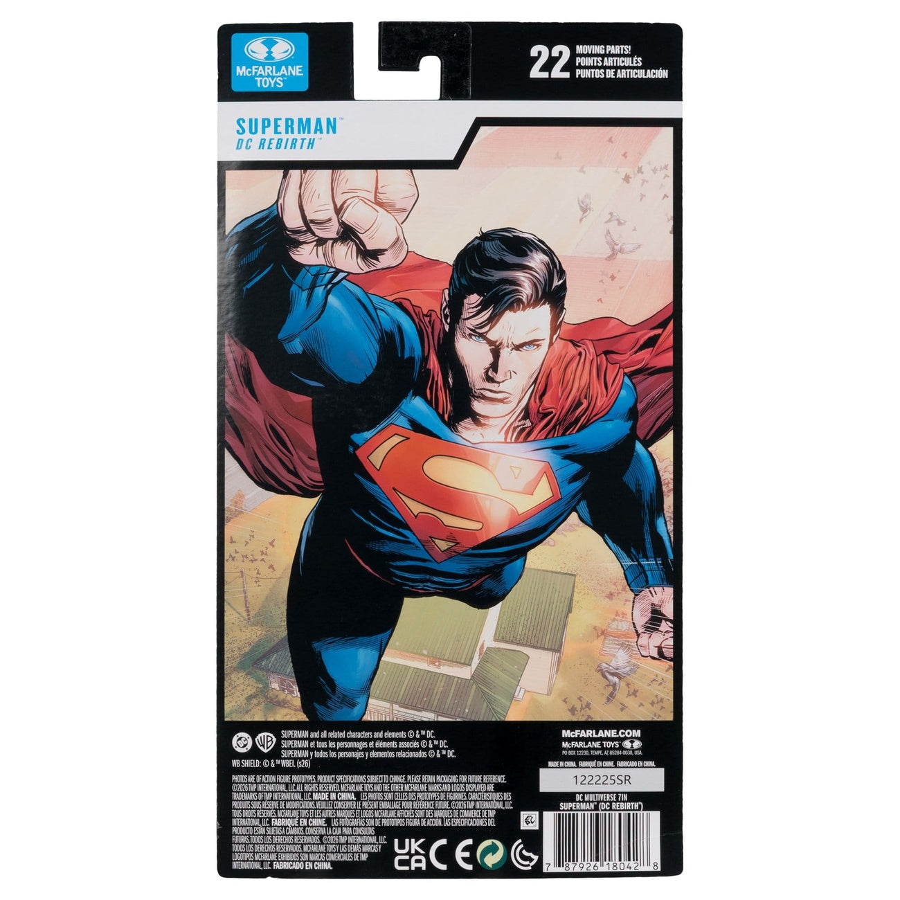 Produktbild DC Multiverse Actionfigur Superman (Rebirth) (Blister Card) 18 cm