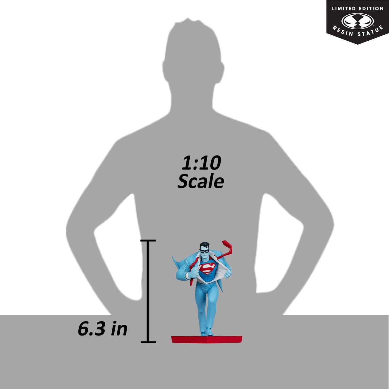 Produktbild DC Direct Statue 1/10 Superman Red and Blue: Superman by Clayton Henry Limited Edition 16 cm