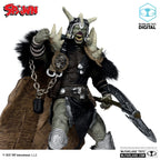 Produktbild Spawn Actionfigur Bloodaxe mit Pferd (Spawn: The Dark Ages) (McFarlane Toys 30th Anniversary) (Gold Label) 18 cm