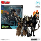 Produktbild Spawn Actionfigur Bloodaxe mit Pferd (Spawn: The Dark Ages) (McFarlane Toys 30th Anniversary) (Gold Label) 18 cm
