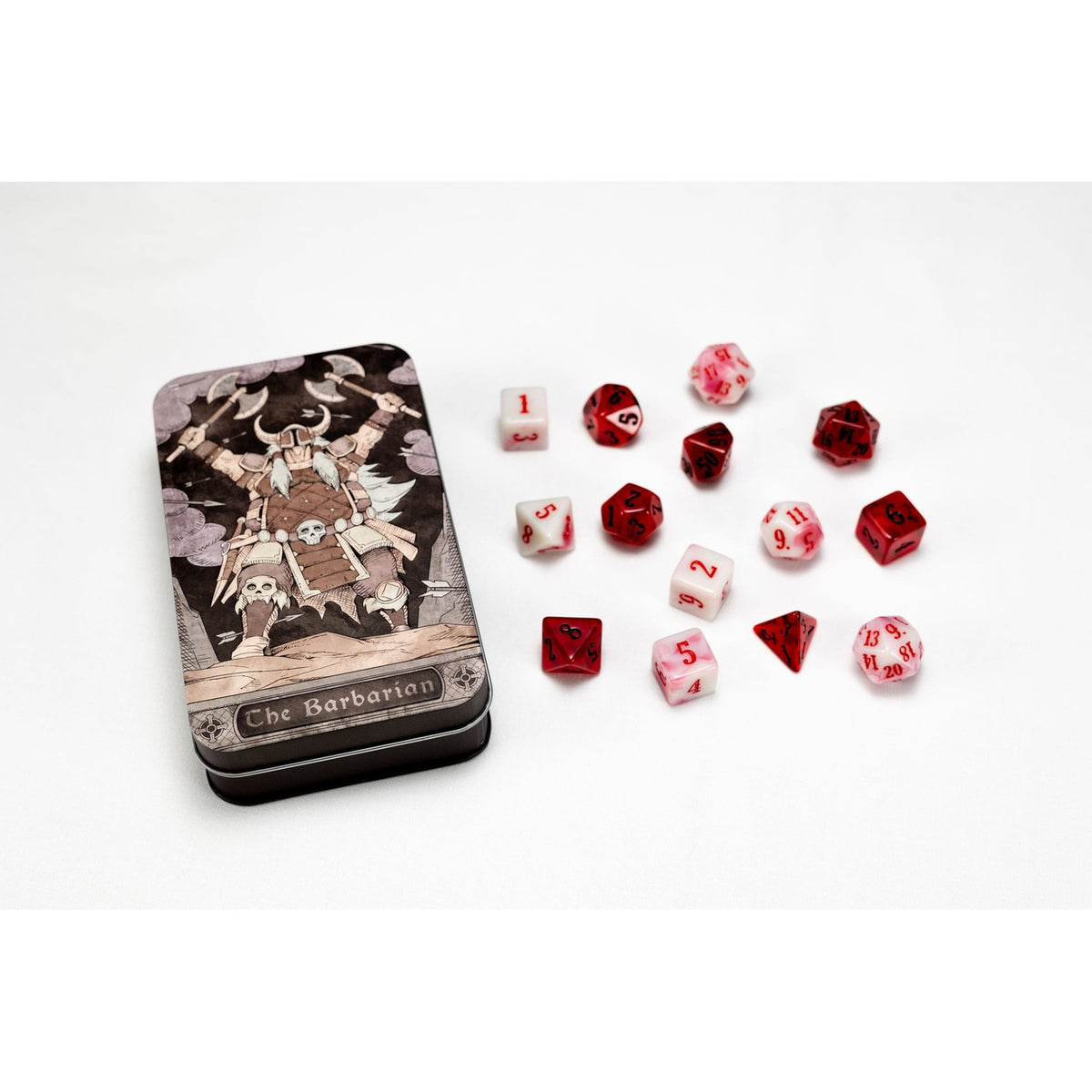 Produktbild Character Class Classic RPG Würfel Set Barbarian (13)
