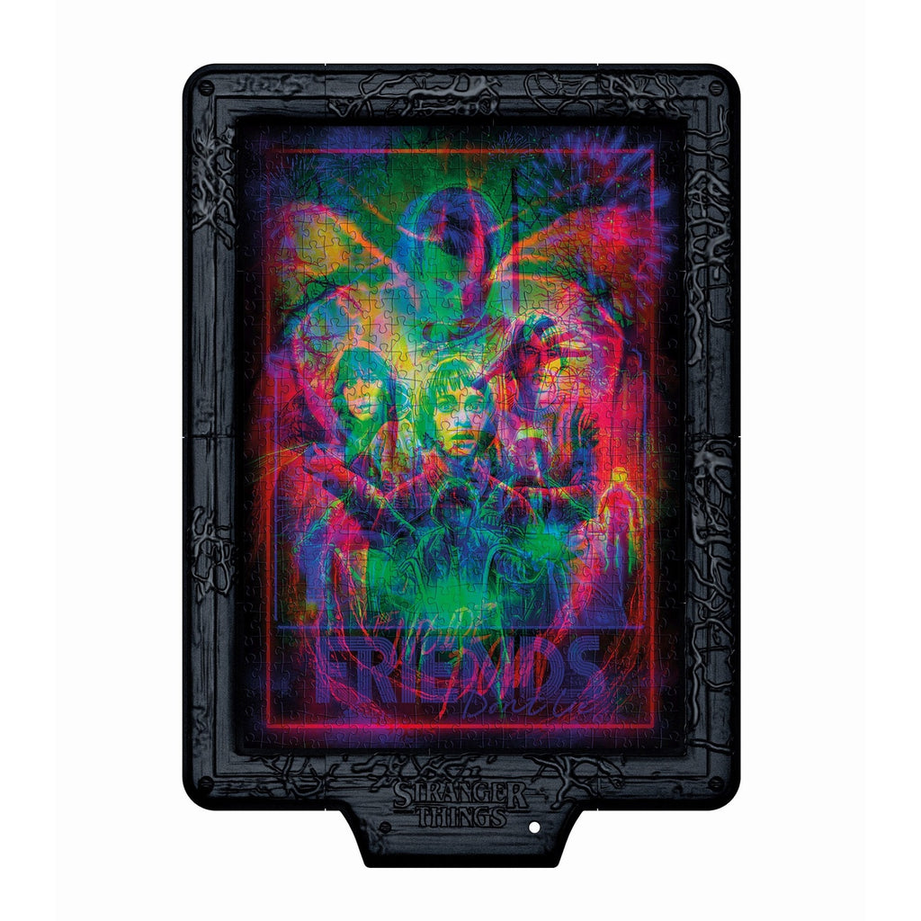 Produktbild Stranger Things Metamorphic Art Collection Puzzle mit Leucht-Effekt The Upside (520 Teile)