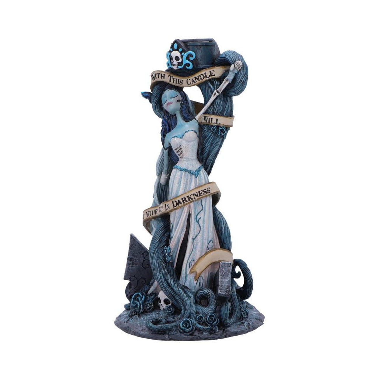 Produktbild Corpse Bride - Hochzeit mit einer Leiche Kerzenständer With This Candle Vow 19 cm