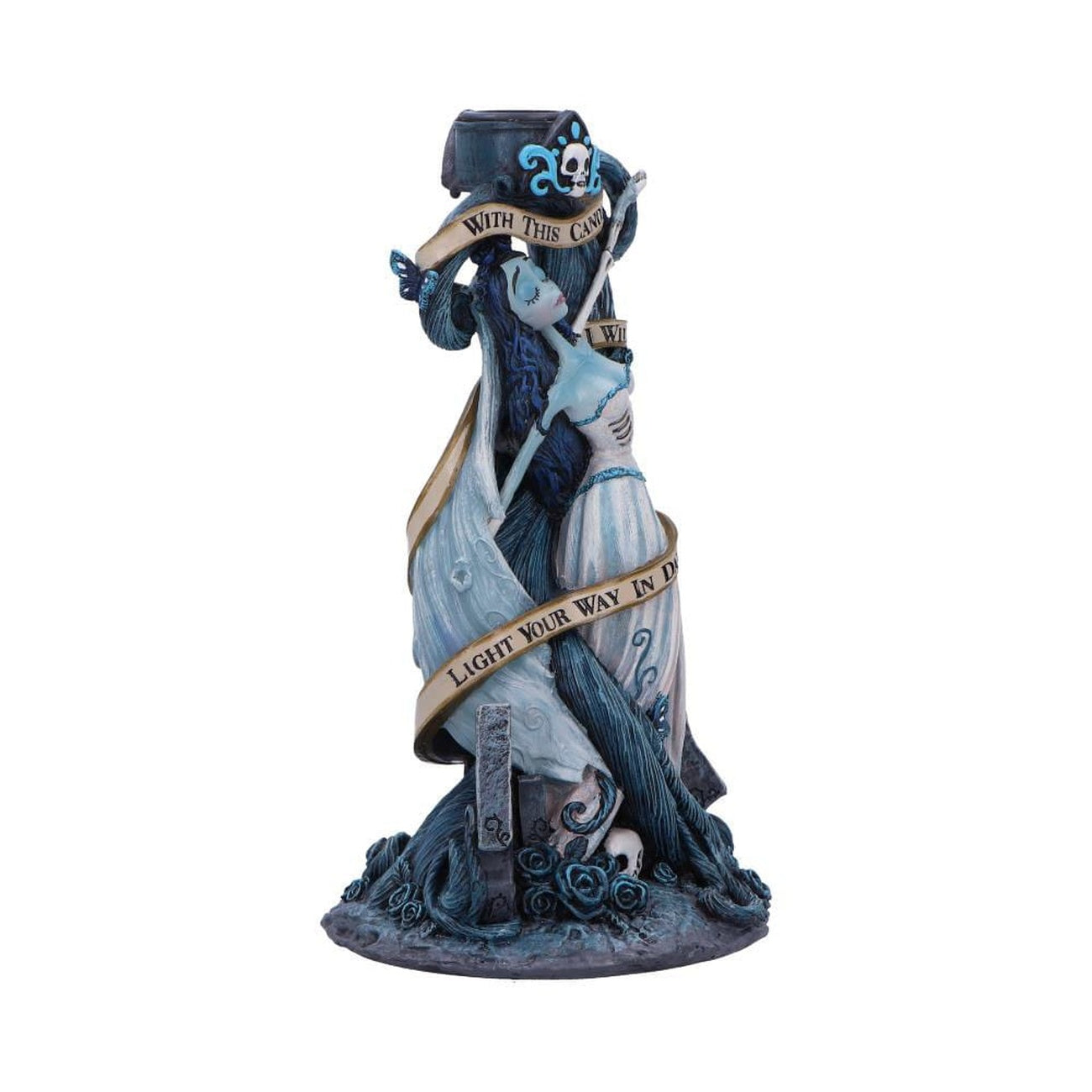 Produktbild Corpse Bride - Hochzeit mit einer Leiche Kerzenständer With This Candle Vow 19 cm